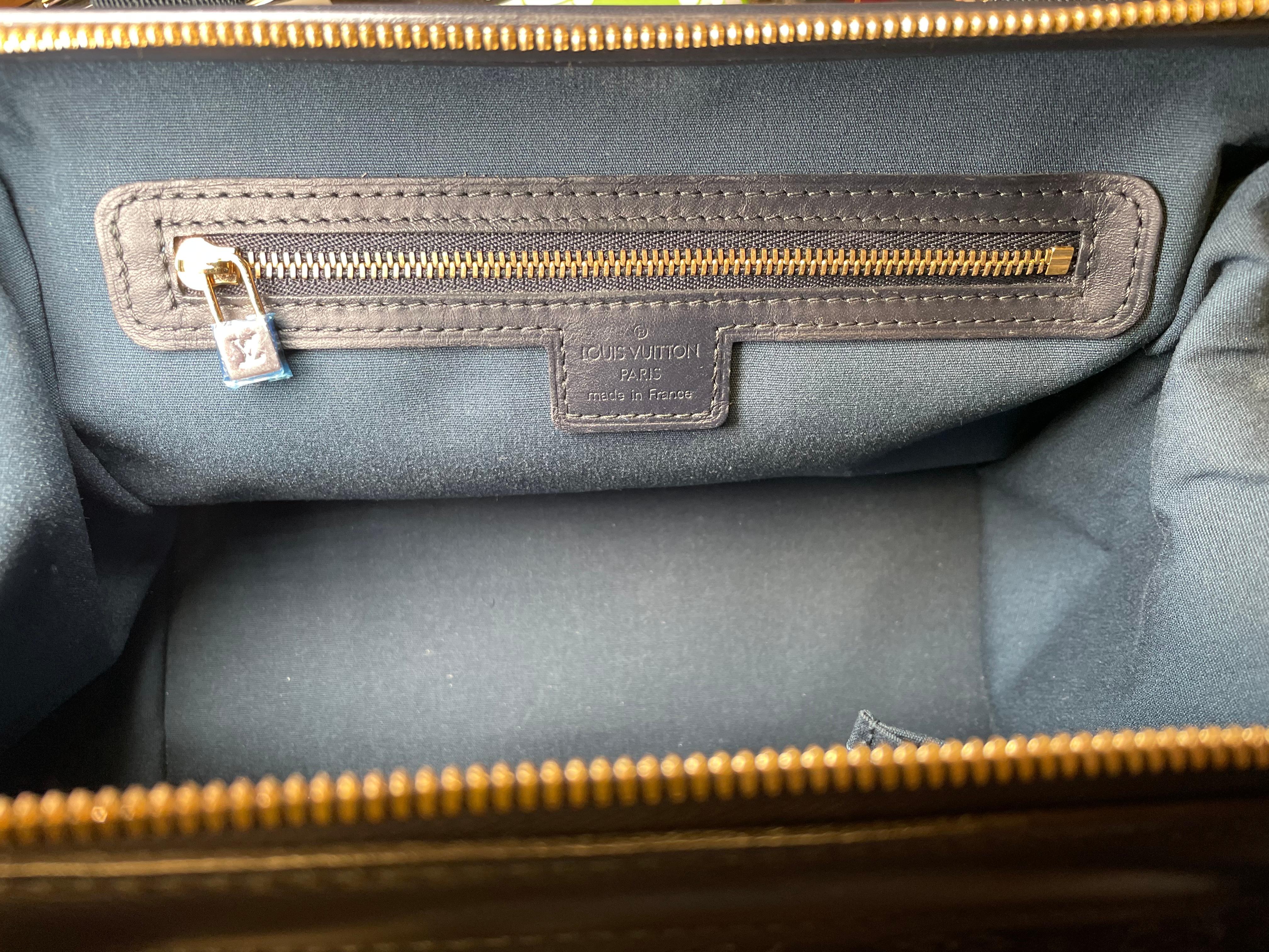 Contemporary Louis Vuitton Monogram Blue Idylle Mini Lin Josephine PM Style Canvas Handbag