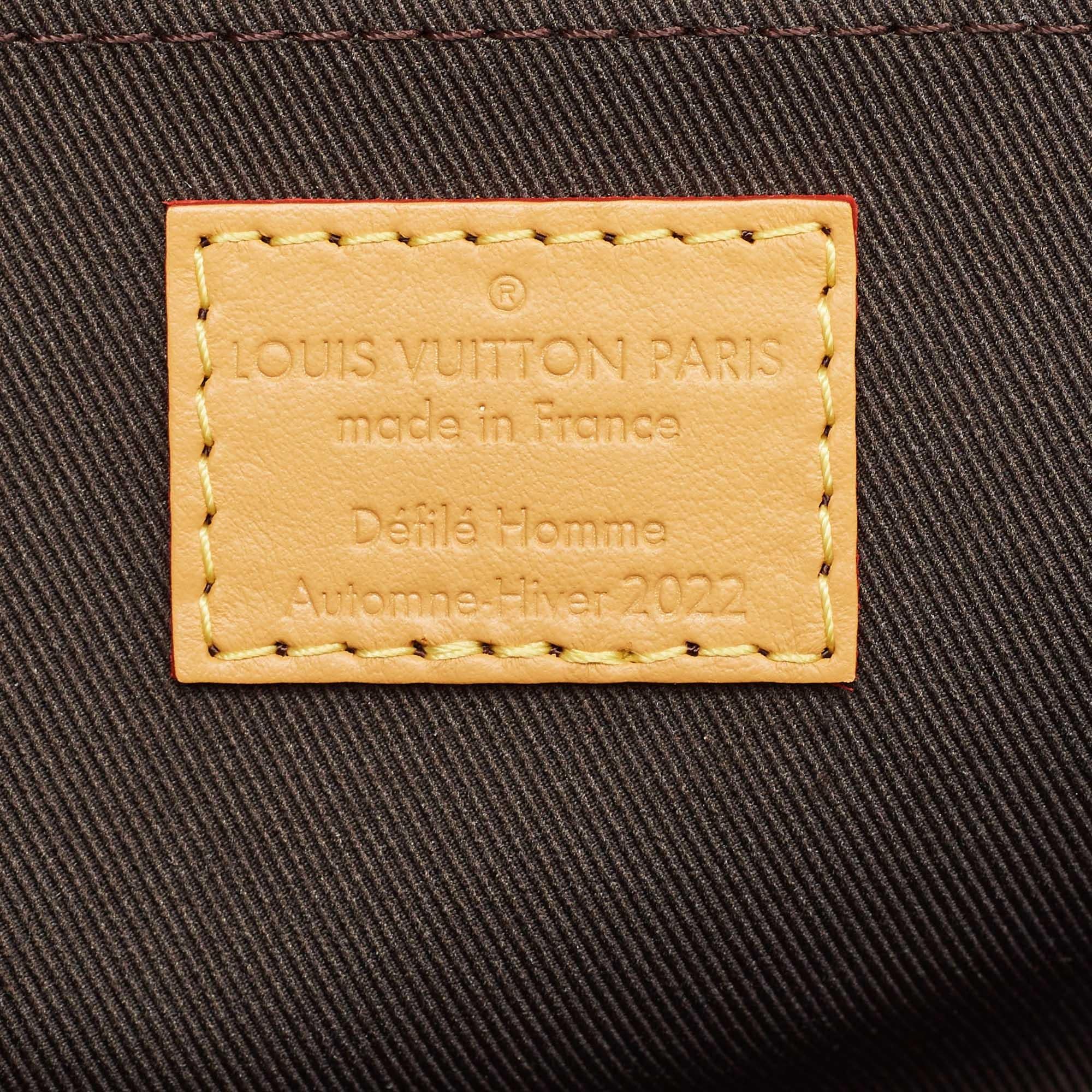 Louis Vuitton Monogram Blurry Canvas Soft Trunk Bag For Sale 3