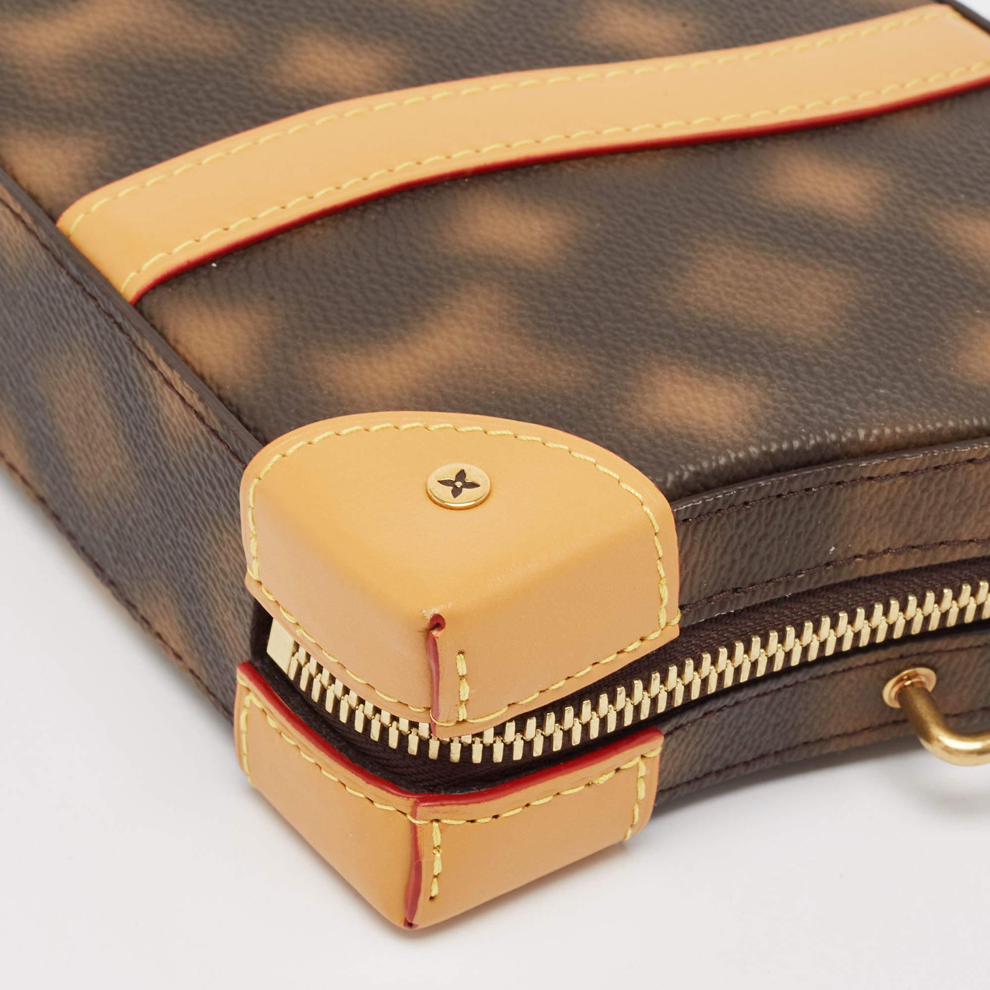 Louis Vuitton Monogram Blurry Canvas Soft Trunk Bag For Sale 4