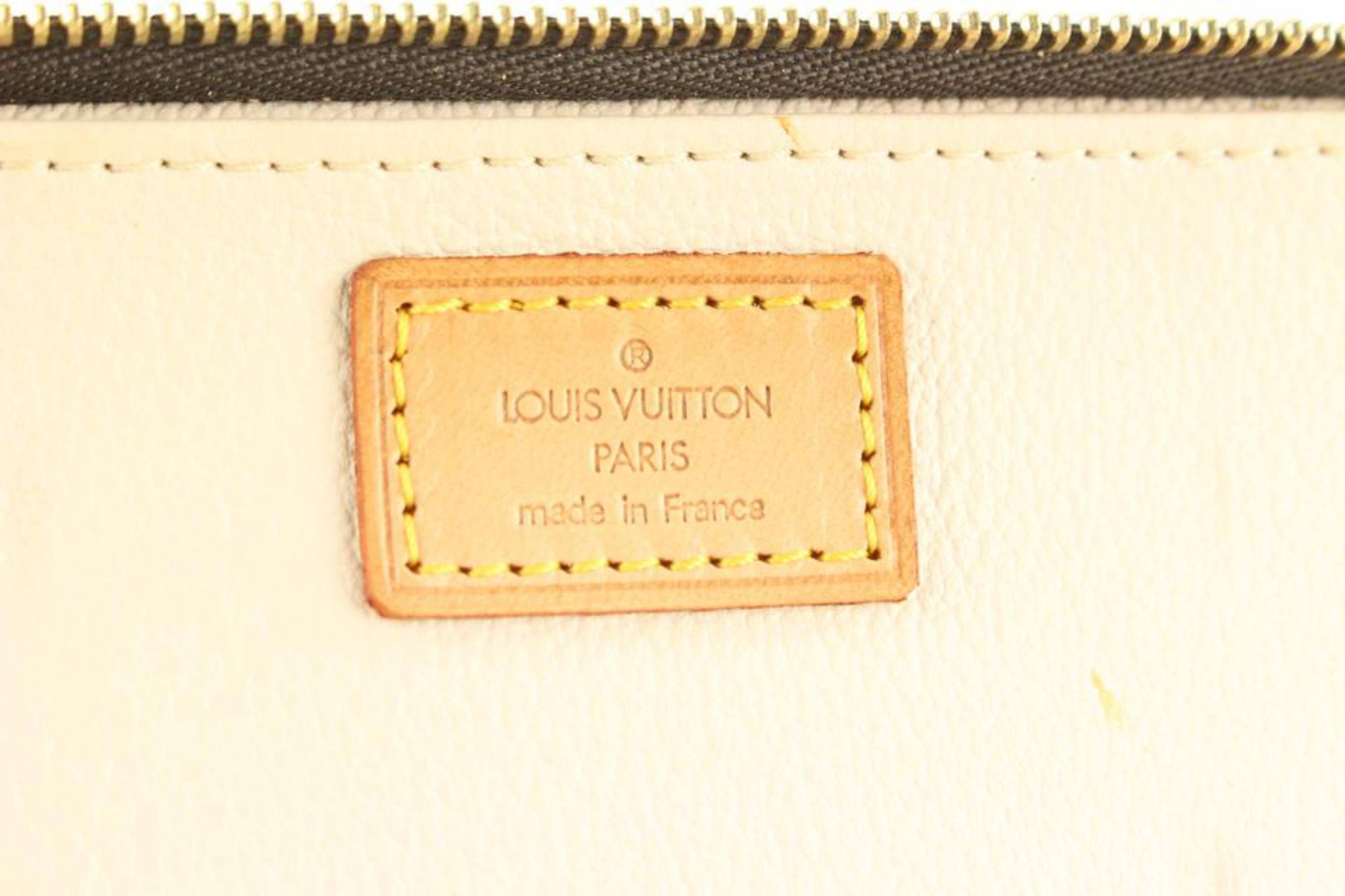 Louis Vuitton Monogram Blush GM Cosmetic Pouch Toiletry Case 2LVJ1026 For Sale 4