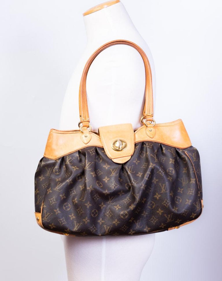 Louis Vuitton Theda Gold and Beige Ecru Canvas Leather Bag GM, 2004 For  Sale at 1stDibs