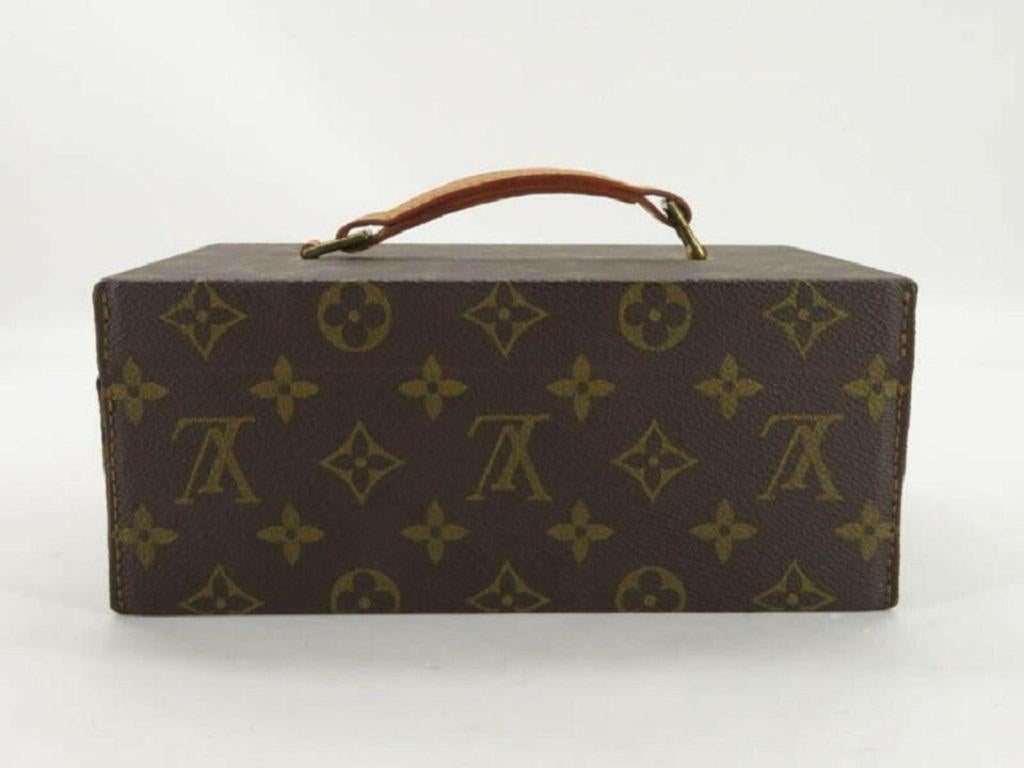 Louis Vuitton Monogram Boit A Tout Jewerly Mini Trunk Box Case 861180 5