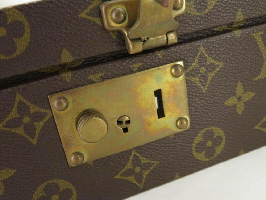 Women's Louis Vuitton Monogram Boit A Tout Jewerly Mini Trunk Box Case 861180