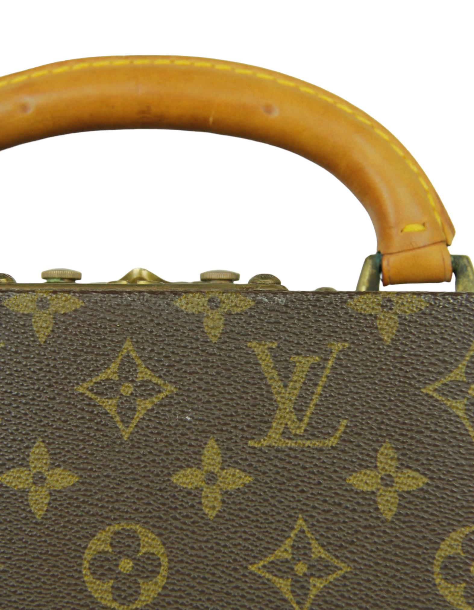 Louis Vuitton Monogram Boite Bijoux Gioielli Custodia rigida con espositore in vendita 8