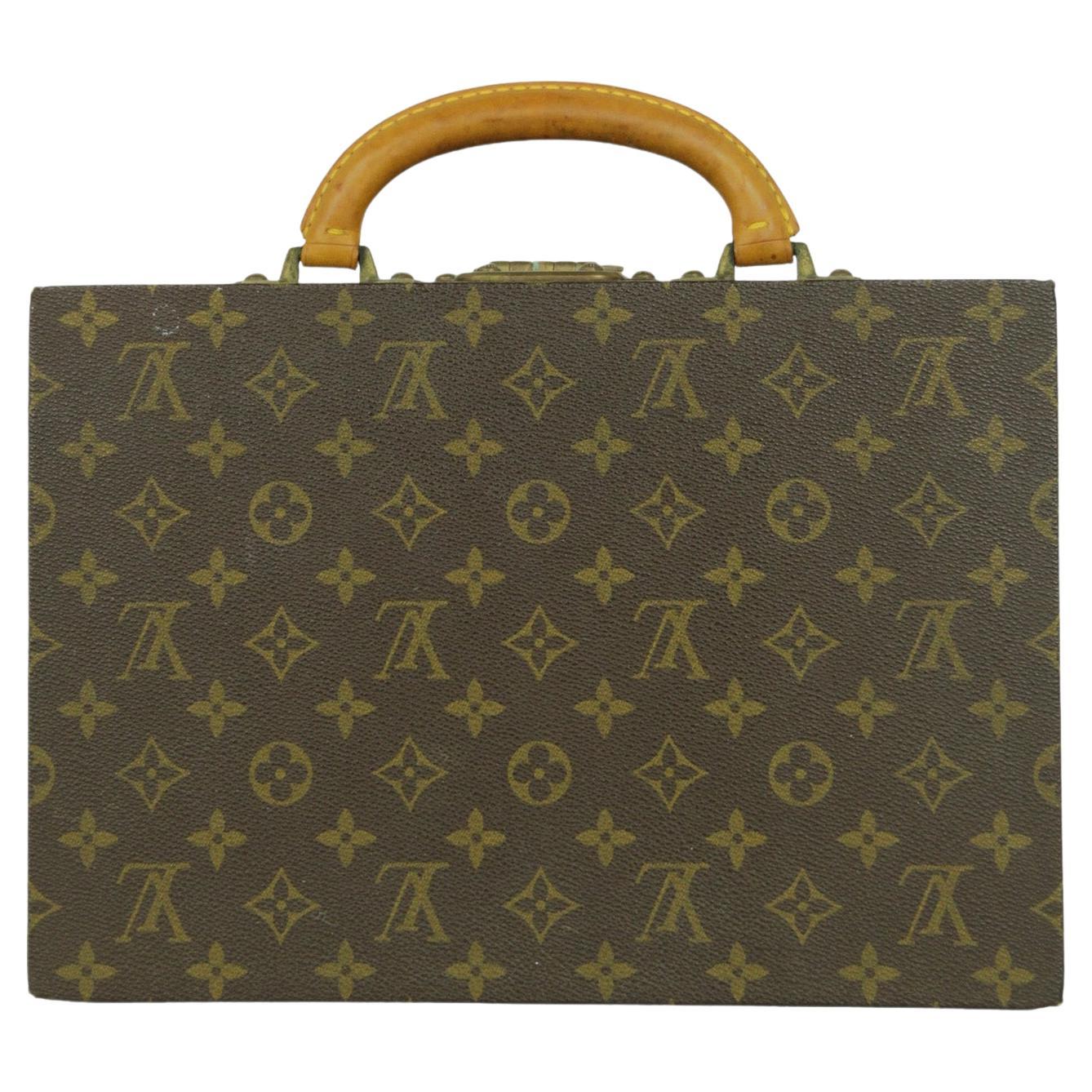 Nero Louis Vuitton Monogram Boite Bijoux Gioielli Custodia rigida con espositore in vendita