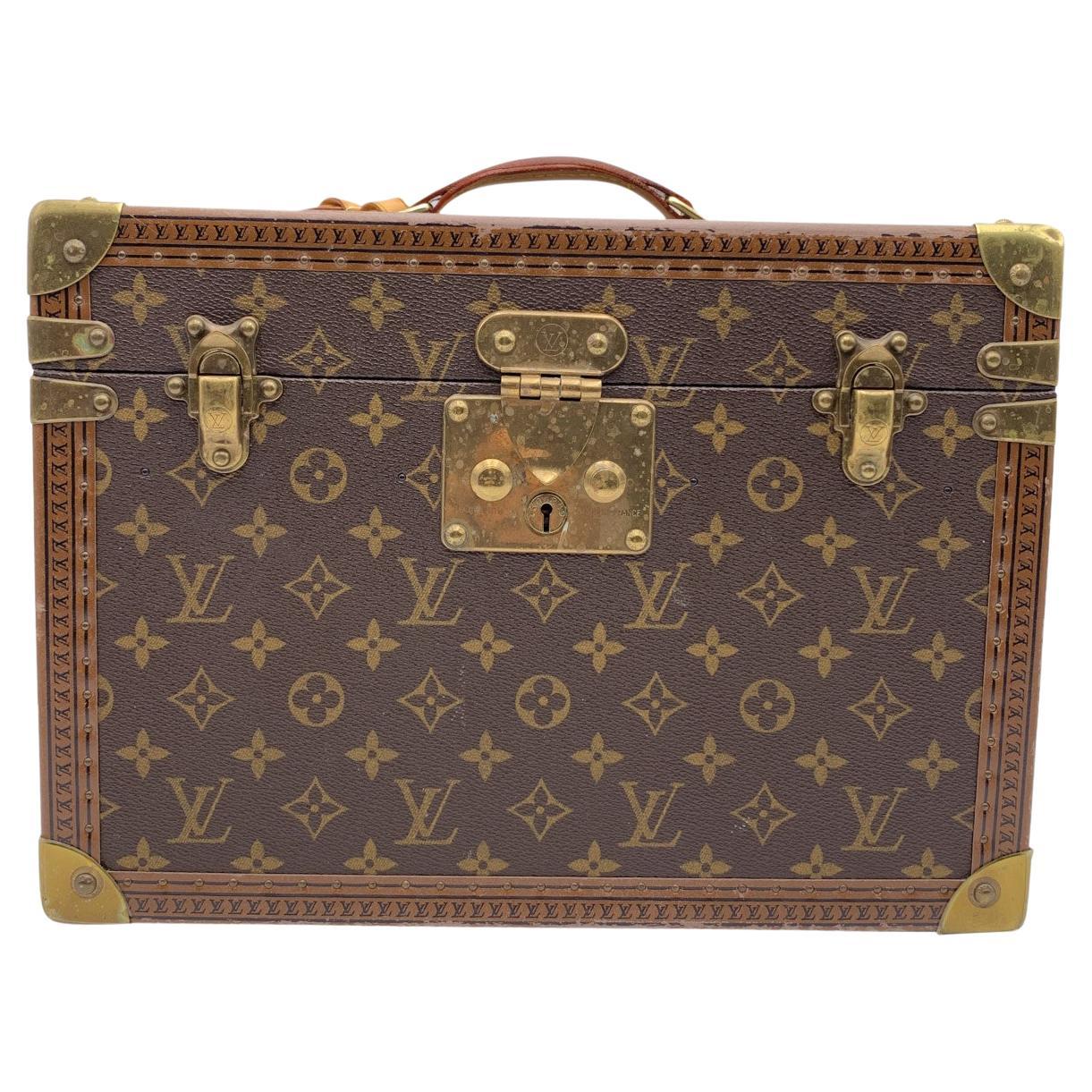 Louis Vuitton Vanity Trunk - 2 For Sale on 1stDibs  louis vuitton vanity trunk  price, lv vanity trunk price, louis vuitton vanity case vintage