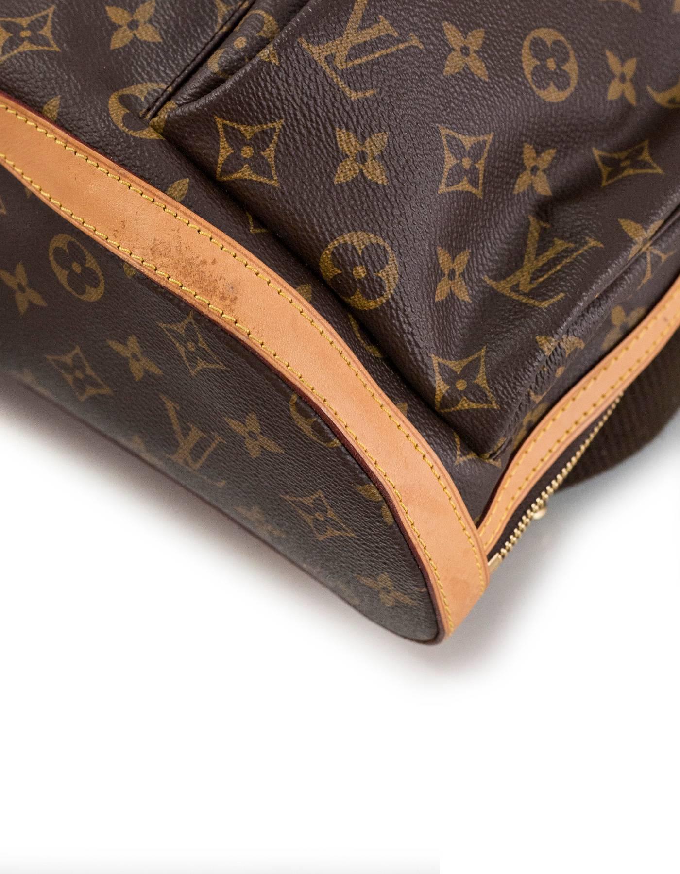 Women's or Men's Louis Vuitton Monogram Bosphore Backpack Bag with Dust Bag