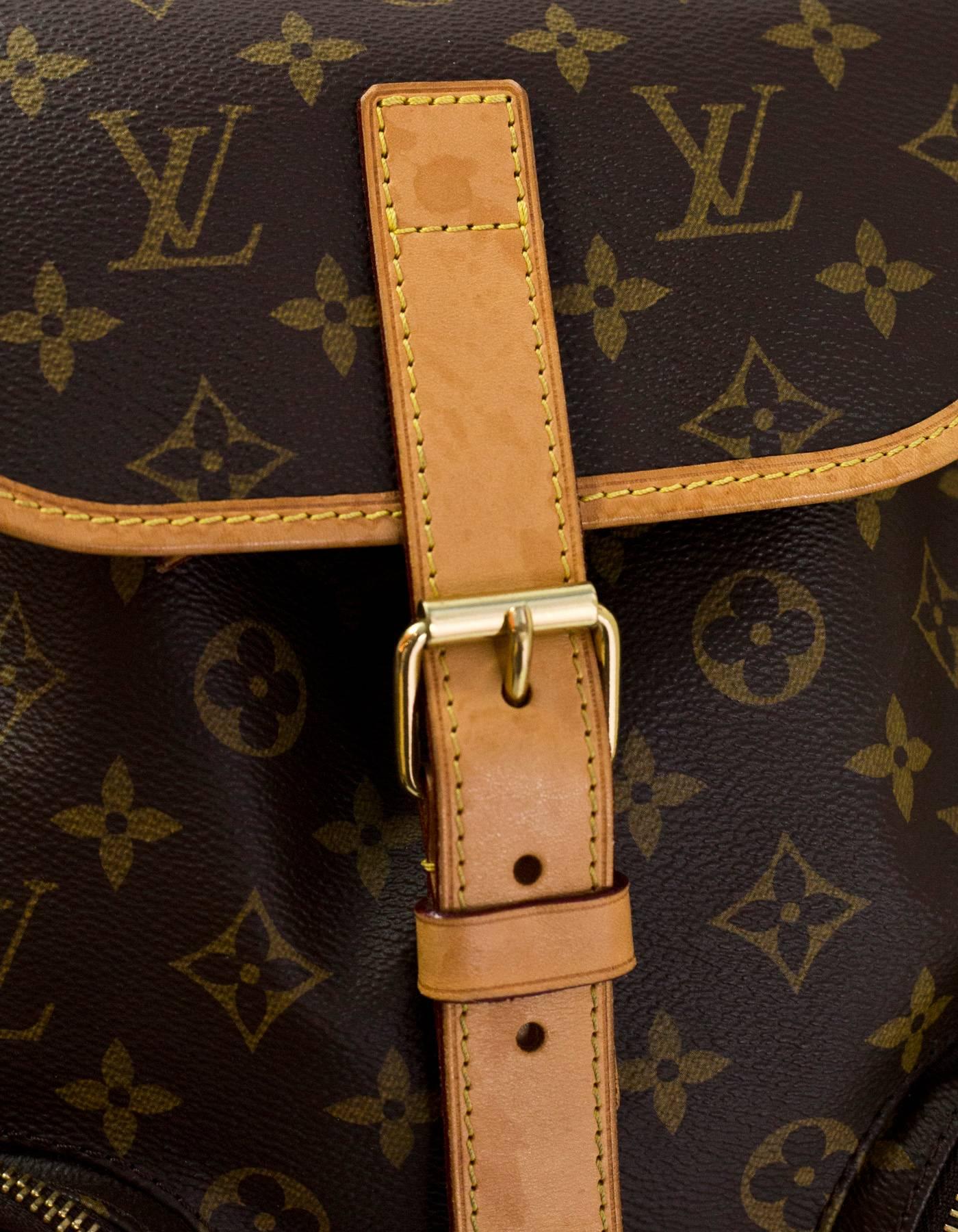 Louis Vuitton Monogram Bosphore Backpack Bag with Dust Bag 1