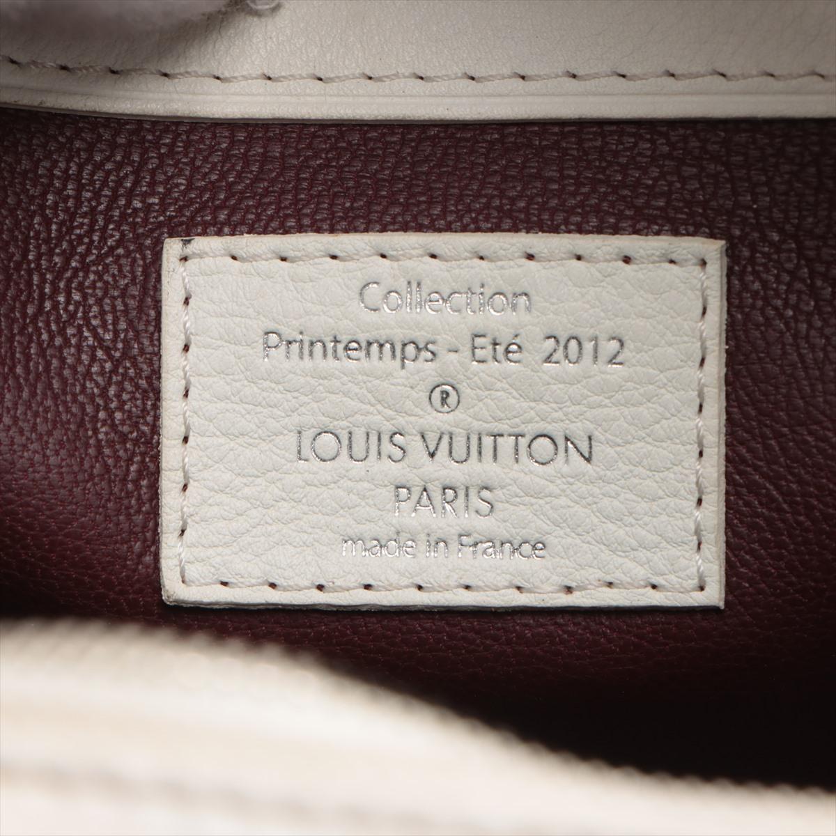 Louis Vuitton Monogram Bouclettes Speedy Round Rose Gold x White For Sale 6