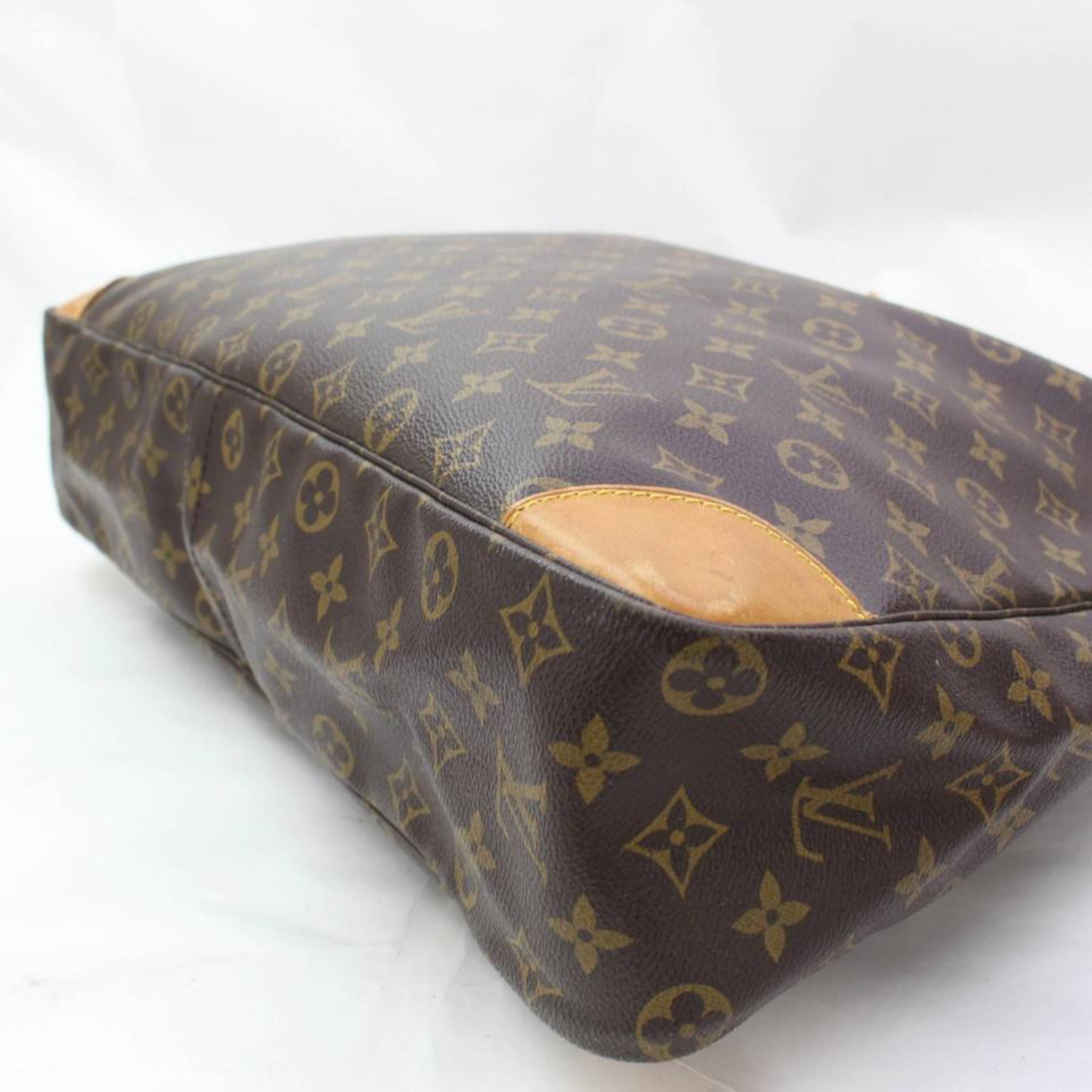 Louis Vuitton Monogram Boulgone 50 Hobo 867277 Brown Coated Canvas Shoulder Bag For Sale 2