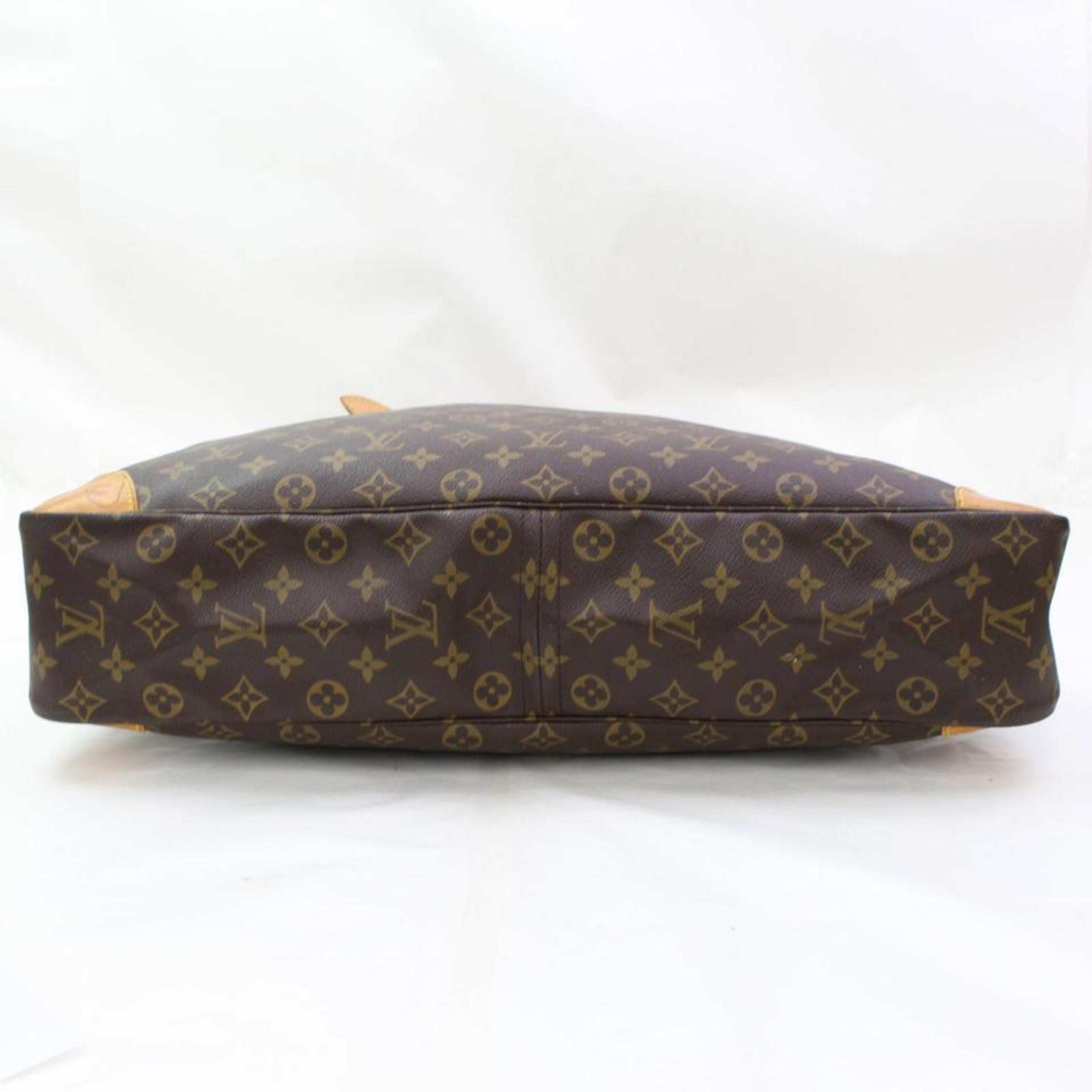 Louis Vuitton Monogram Boulgone 50 Hobo 867277 Brown Coated Canvas Shoulder Bag For Sale 4