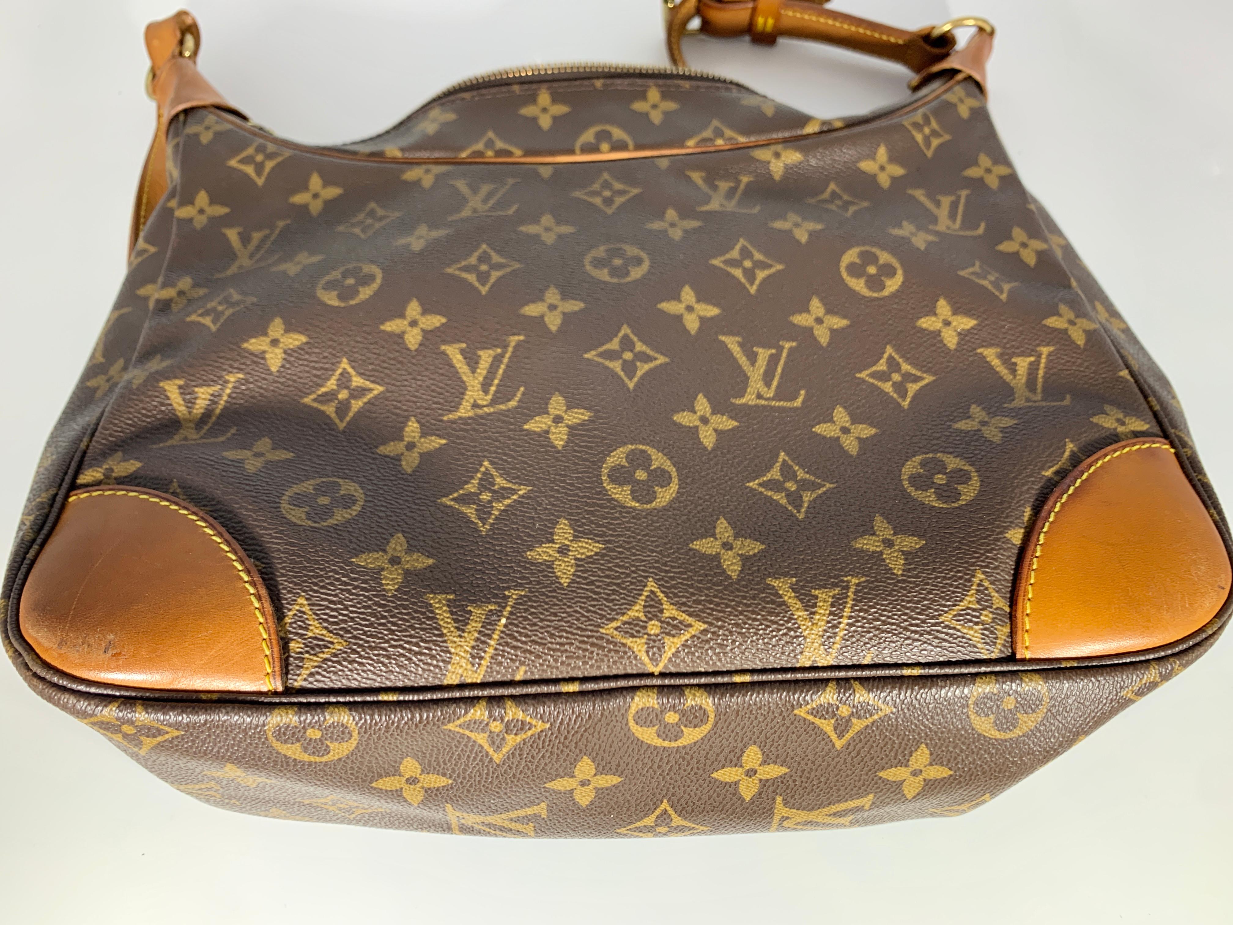 LOUIS VUITTON Monogram BOULOGNE 30 Shoulder Bag Satchel Handbag Purse Vintage  3