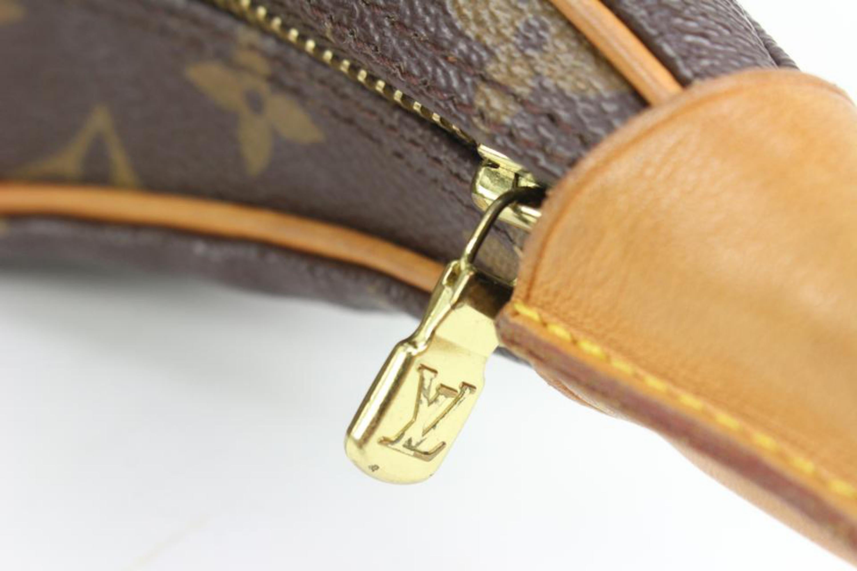 Louis Vuitton Monogram Boulogne 35 Zip Hobo Shoulder bag 84lk328s 1