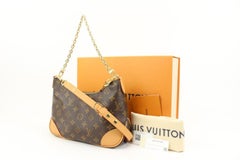 Louis Vuitton Monogram Boulogne NM Chain Hobo Crossbody Bag 33LK37S