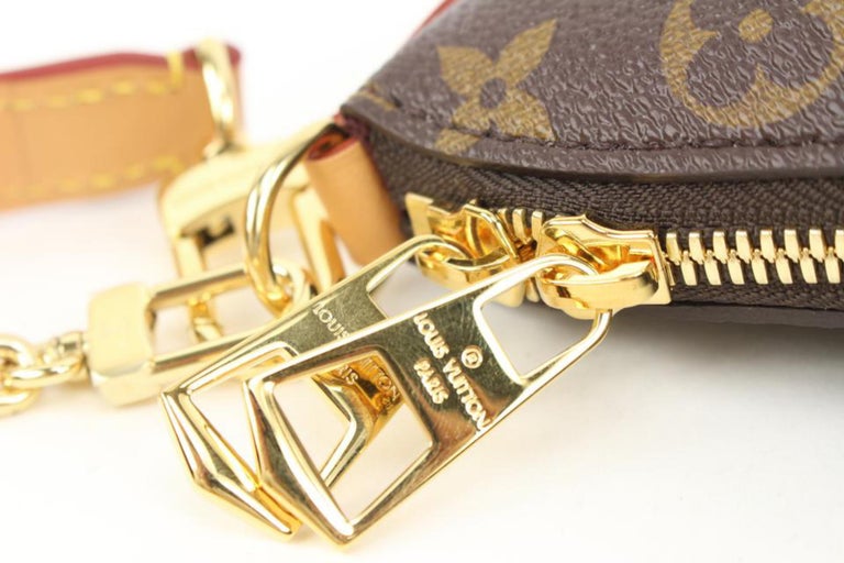 Louis Vuitton Monogram Boulogne NM Chain Hobo Crossbody Bag 33LK37S For Sale 2