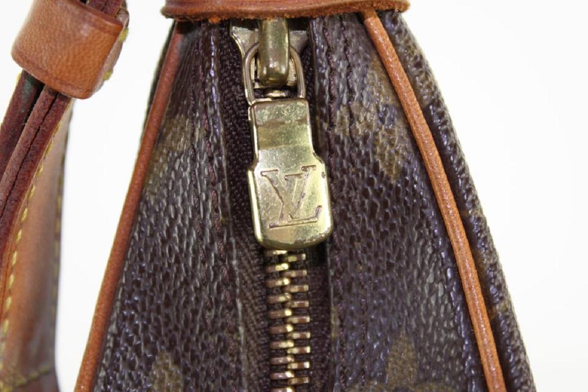 Louis Vuitton Monogram Boulogne Zip Hobo Shoulder Bag 7LVS1210 For Sale 2