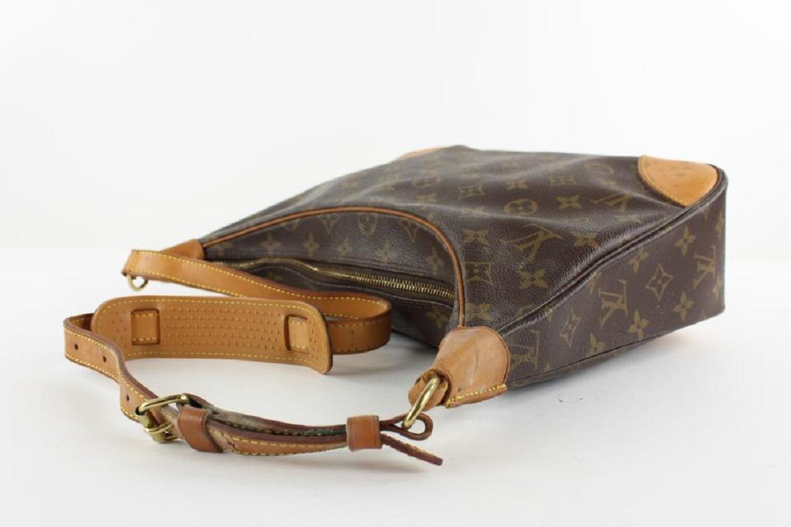Women's Louis Vuitton Monogram Boulogne Zip Hobo Shoulder Bag 7LVS1210 For Sale