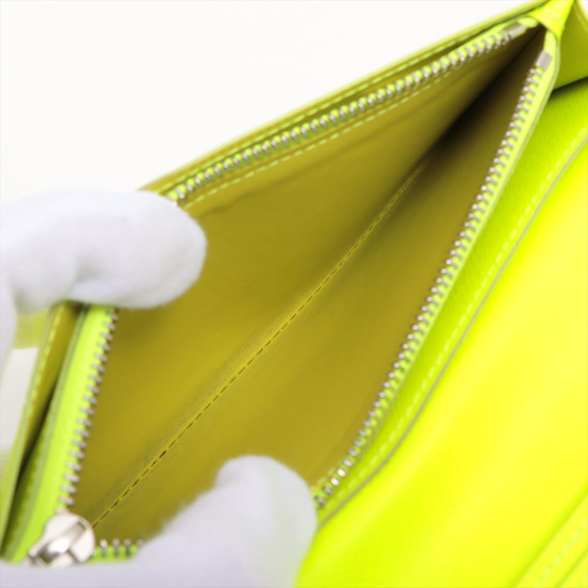 Louis Vuitton Monogram Brazza Bi fold Long Wallet Yellow 6