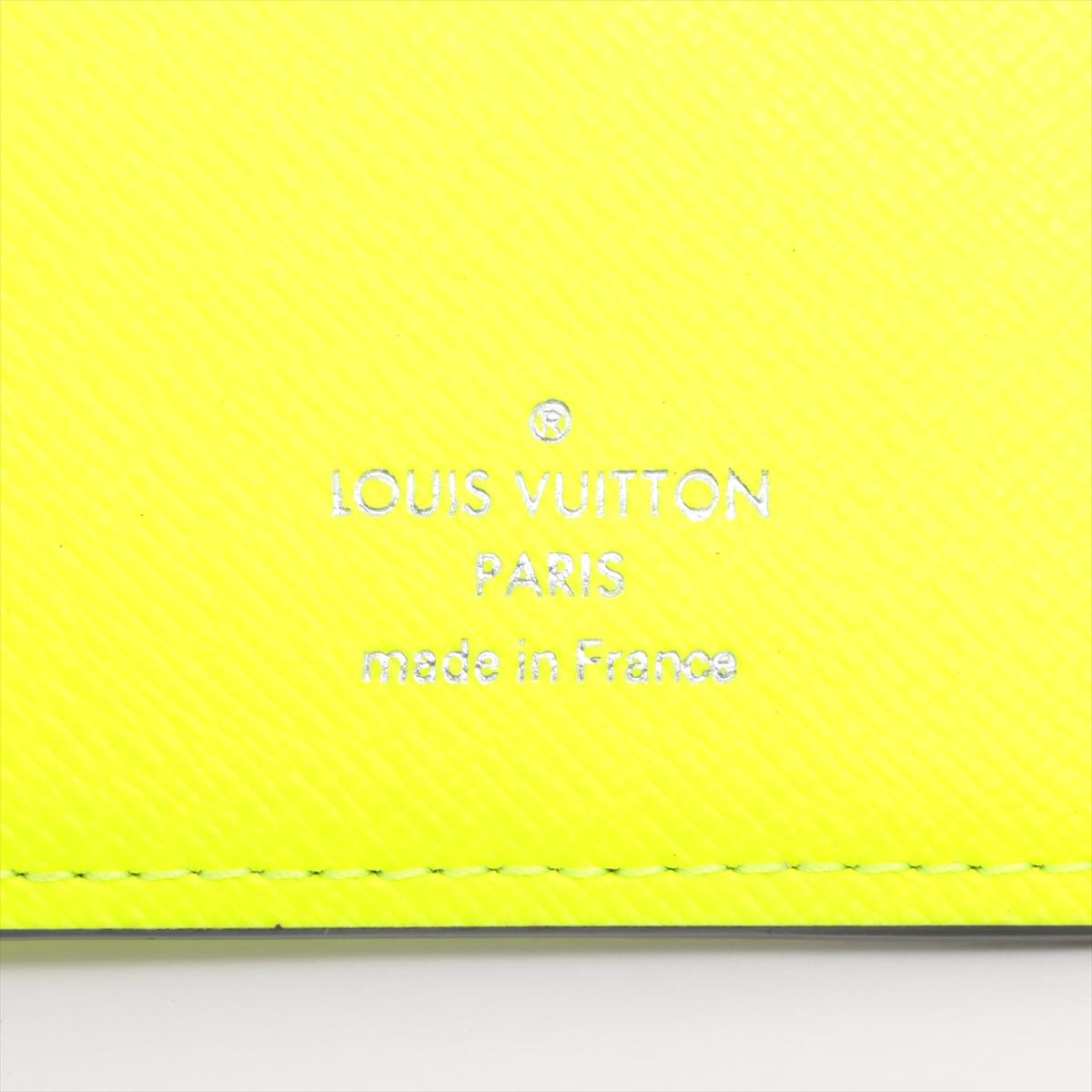 Louis Vuitton Monogram Brazza Bi fold Long Wallet Yellow 7