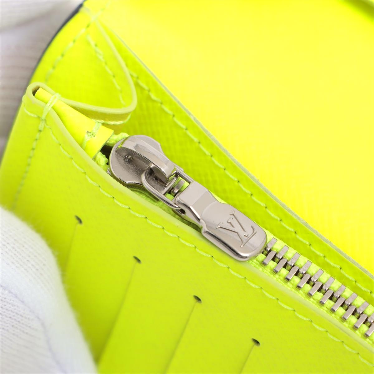 Louis Vuitton Monogram Brazza Bi fold Long Wallet Yellow 8