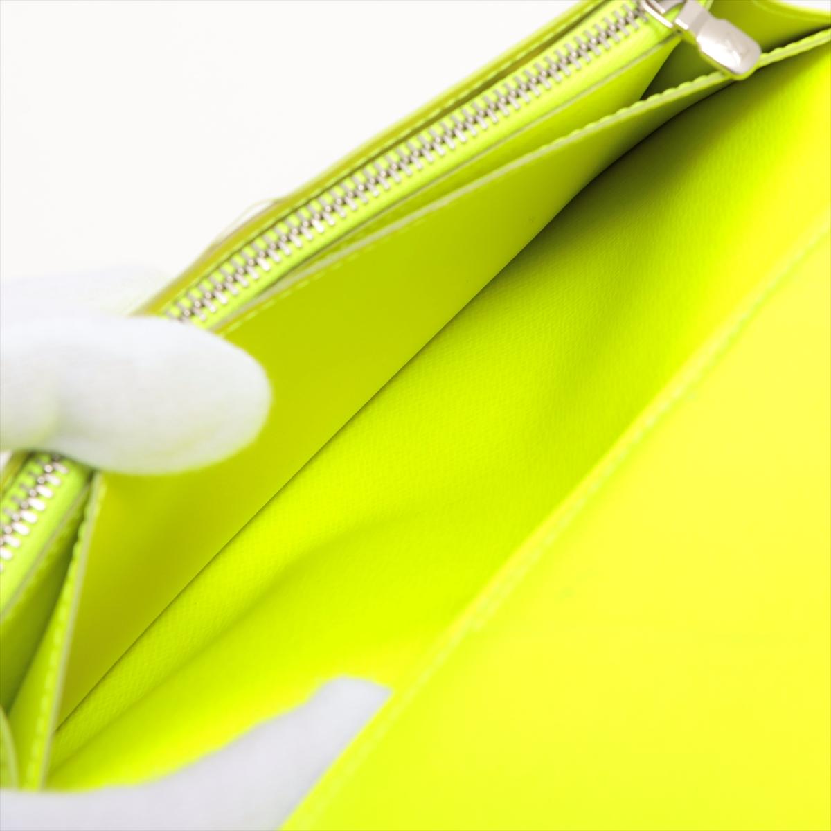 Louis Vuitton Monogram Brazza Bi fold Long Wallet Yellow 4