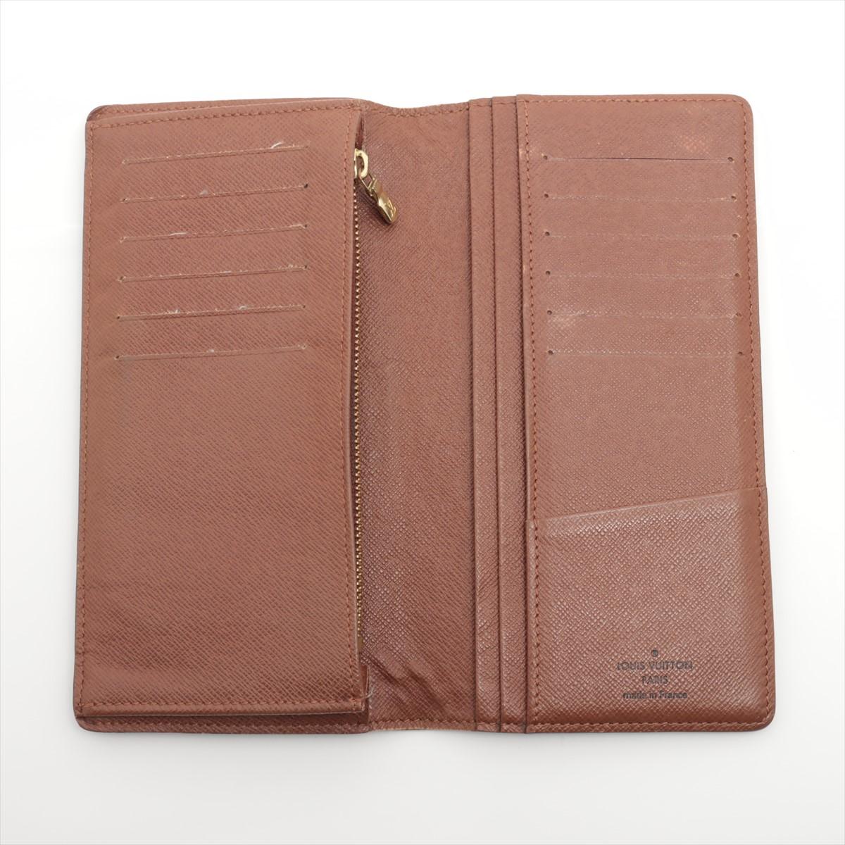 Louis Vuitton Monogram Brazza Long Wallet In Good Condition In Humacao, PR