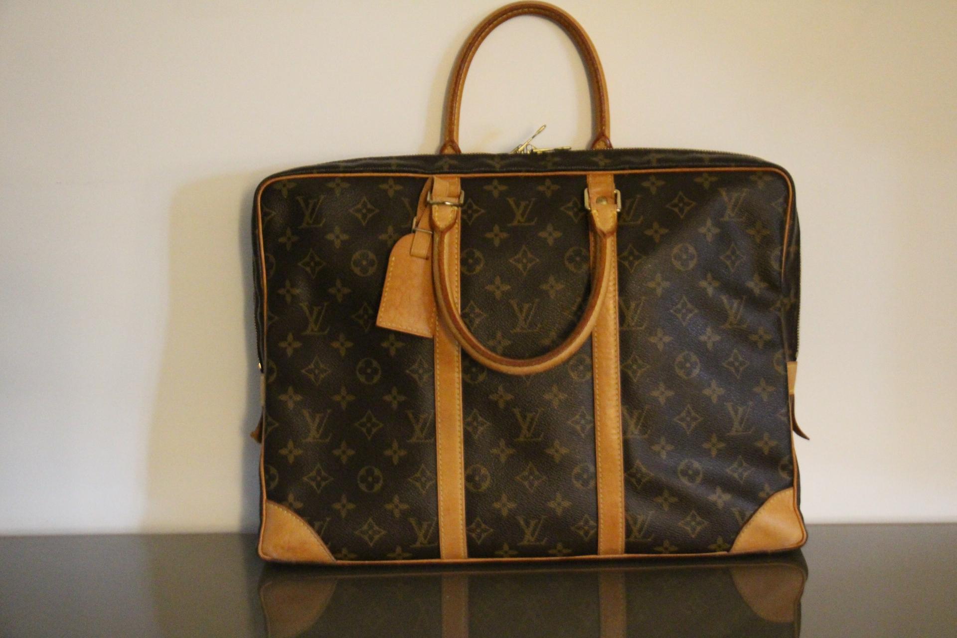 Louis Vuitton Monogram Briefcase Business Bag For Sale 12
