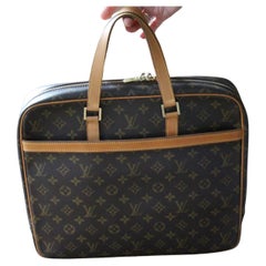 Vintage Louis Vuitton Monogram Briefcase Business Bag 