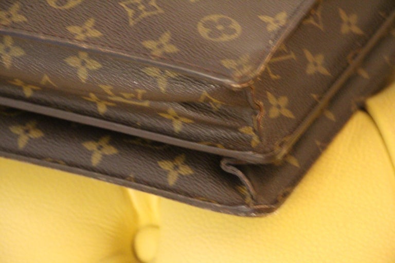 Louis Vuitton Monogram Briefcase, Louis Vuitton Monogram Satchel For Sale 6
