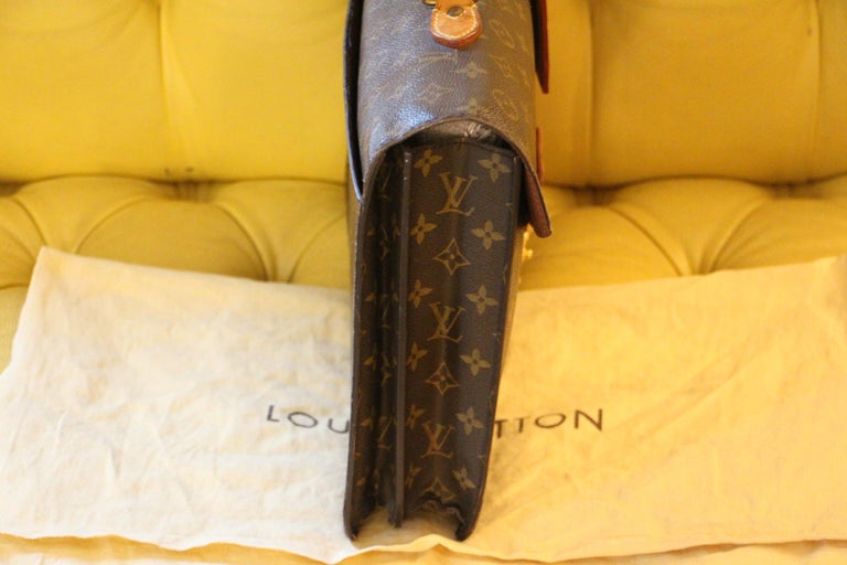 Women's or Men's Louis Vuitton Monogram Briefcase, Louis Vuitton Monogram Satchel For Sale