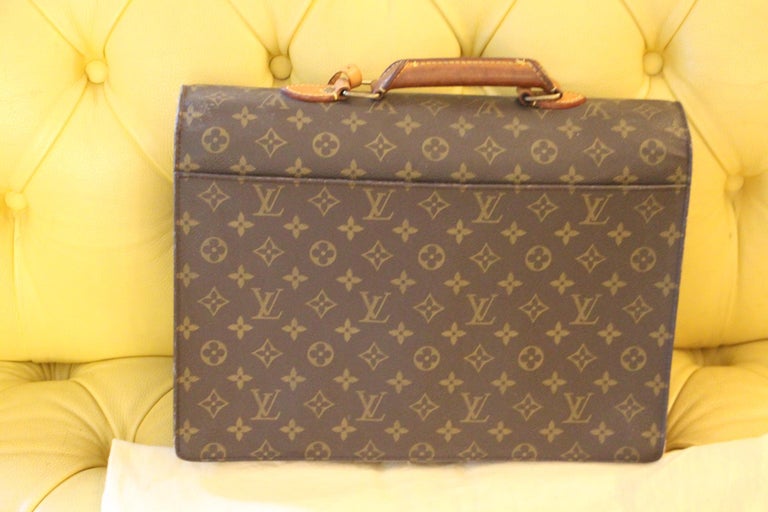 Louis Vuitton Monogram Briefcase, Louis Vuitton Monogram Satchel For Sale 1