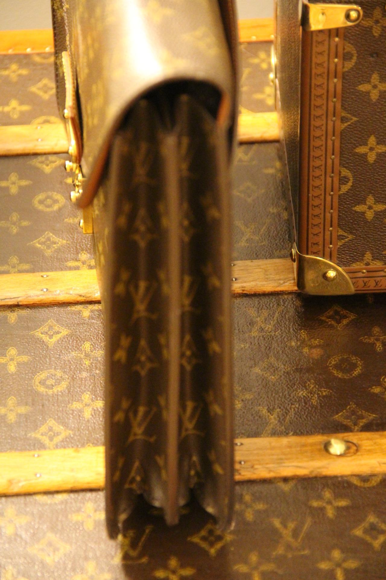 Women's or Men's Louis Vuitton Monogram Briefcase, Louis Vuitton Monogram Satchel For Sale