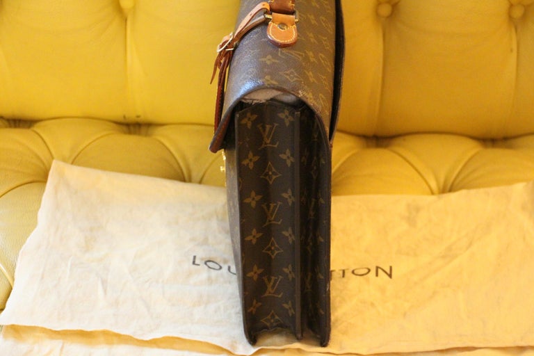 Louis Vuitton Monogram Briefcase, Louis Vuitton Monogram Satchel For Sale 2