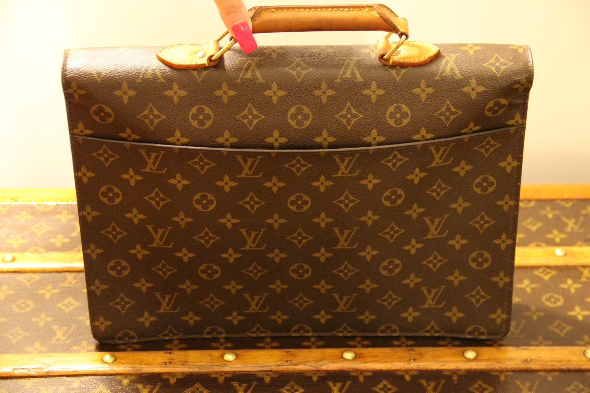 Louis Vuitton Monogram Briefcase, Louis Vuitton Monogram Satchel For Sale 1