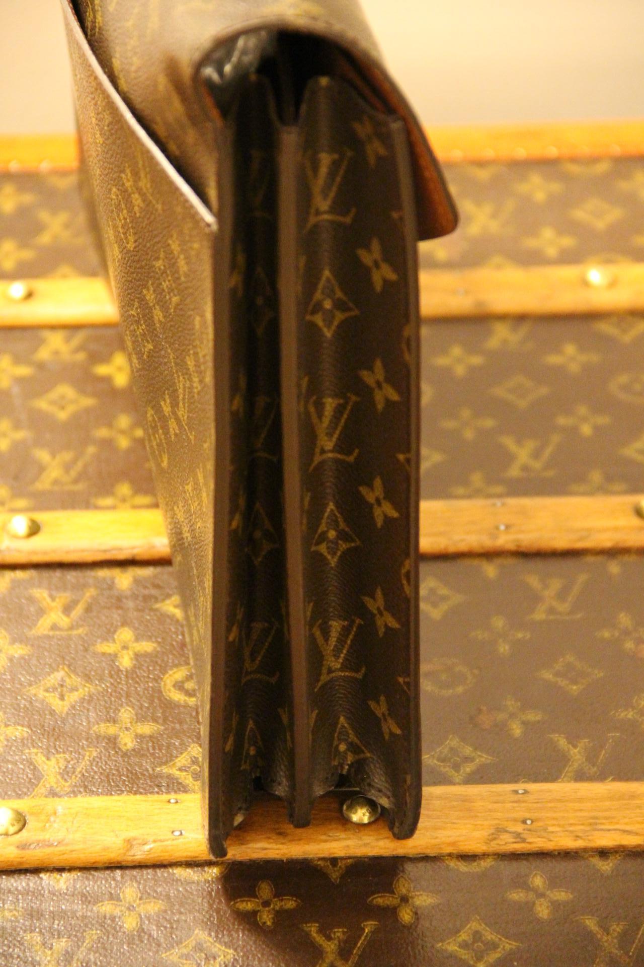 Louis Vuitton Monogram Briefcase, Louis Vuitton Monogram Satchel For Sale 2