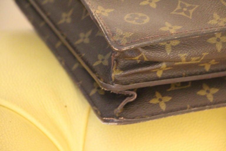 Louis Vuitton Monogram Briefcase, Louis Vuitton Monogram Satchel For Sale 5
