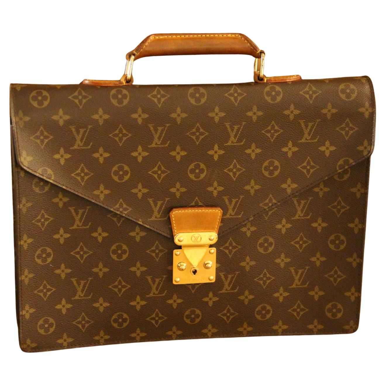 Louis Vuitton Monogram Briefcase, Louis Vuitton Monogram Satchel For Sale