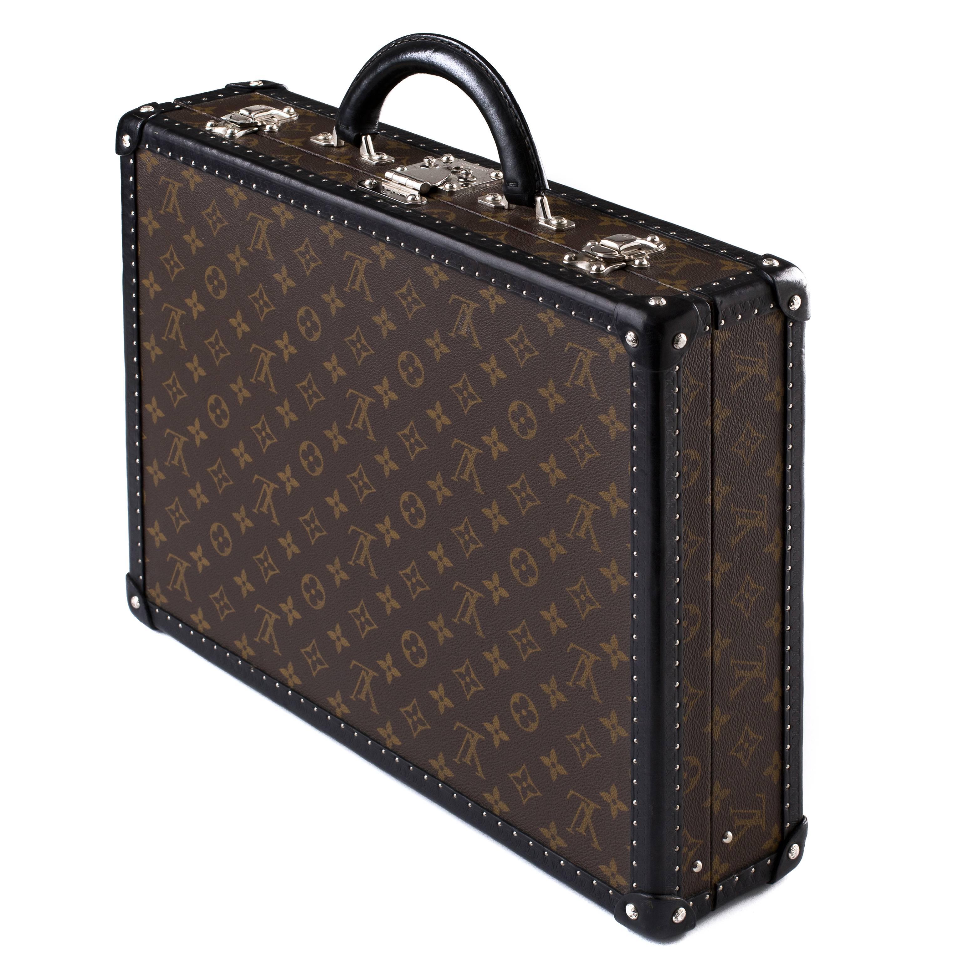 American Colonial Louis Vuitton Monogram Briefcase with Black Edging