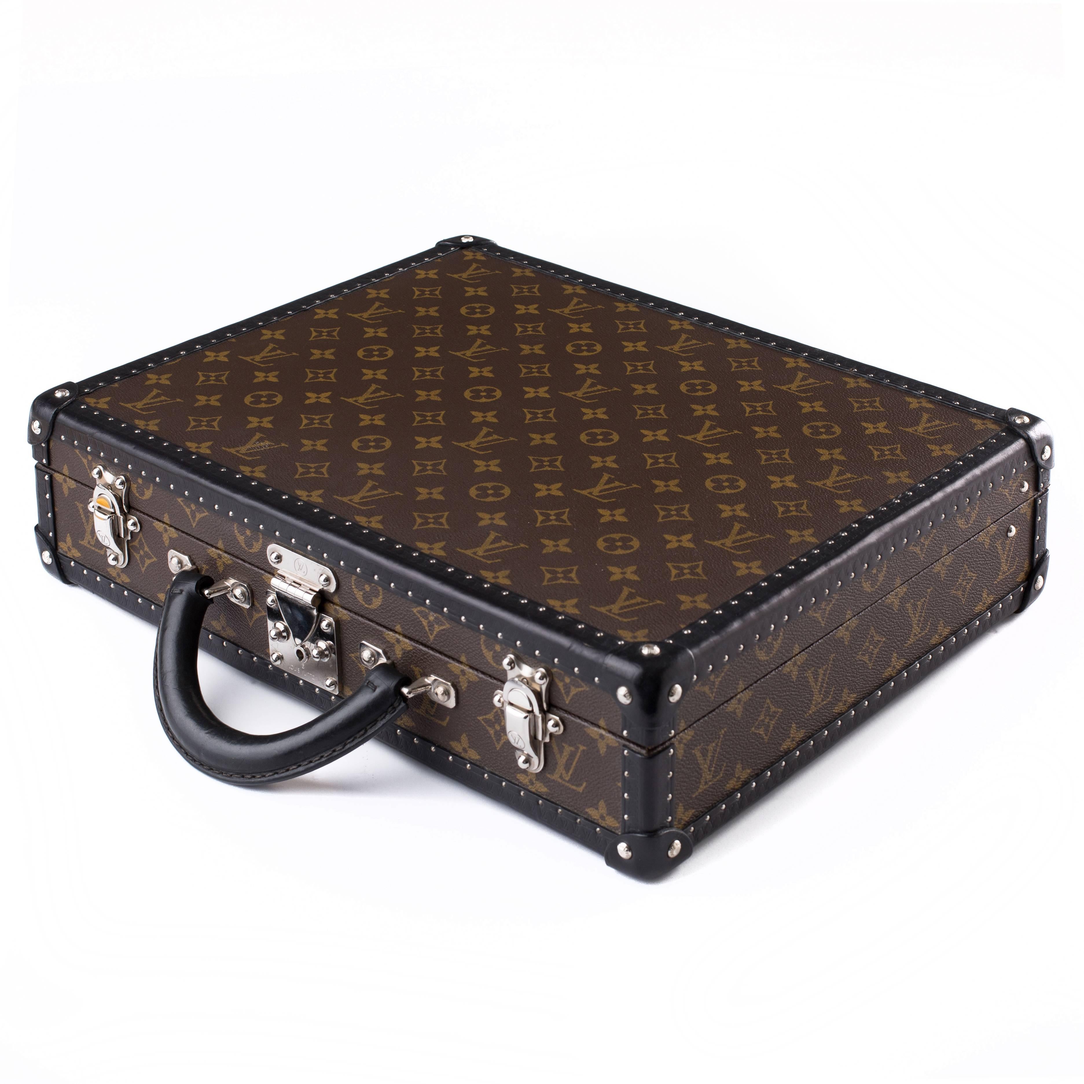 Louis Vuitton Monogram Briefcase with Black Edging 1