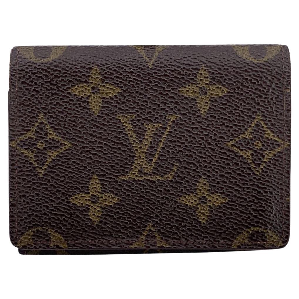 Louis Vuitton Monogram Brown Canvas Business Card Holder Wallet