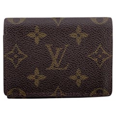 Louis Vuitton Monogram Brown Canvas Business Card Holder Wallet