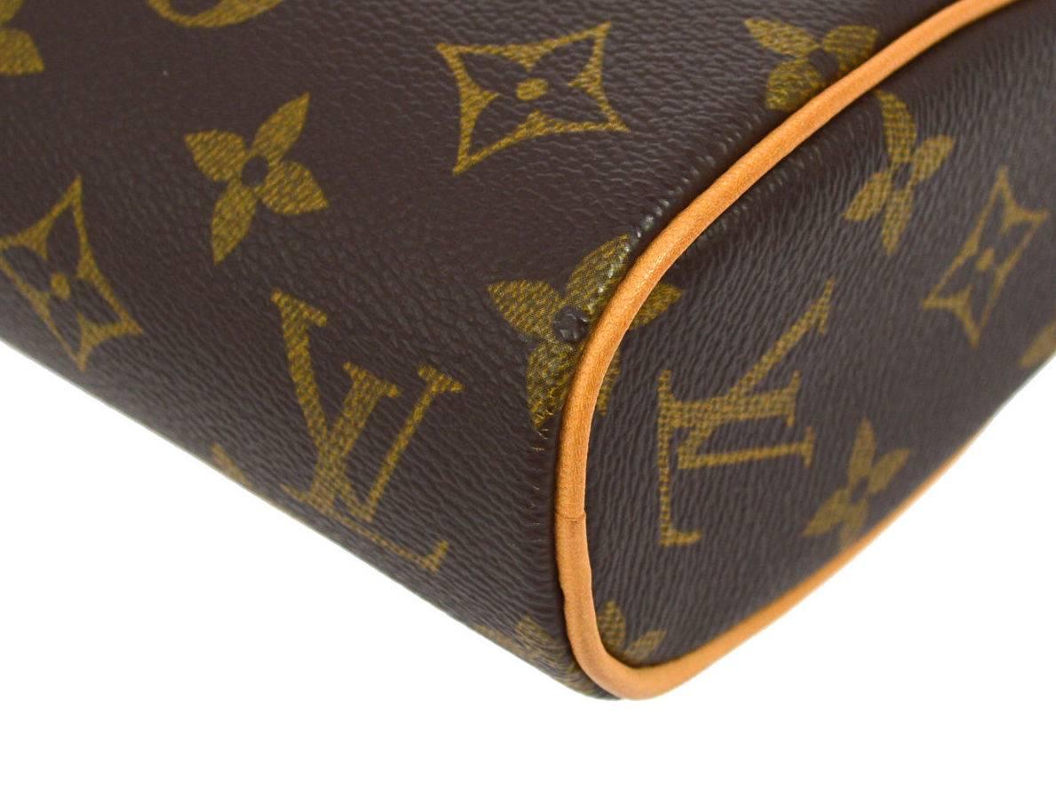 Women's Louis Vuitton Monogram Brown Evening Top Handle Satchel Flap Bag