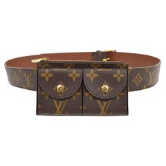 Louis Vuitton Monogram Ceinture Pochette Solo Belt - Brown Waist Bags,  Handbags - LOU289823