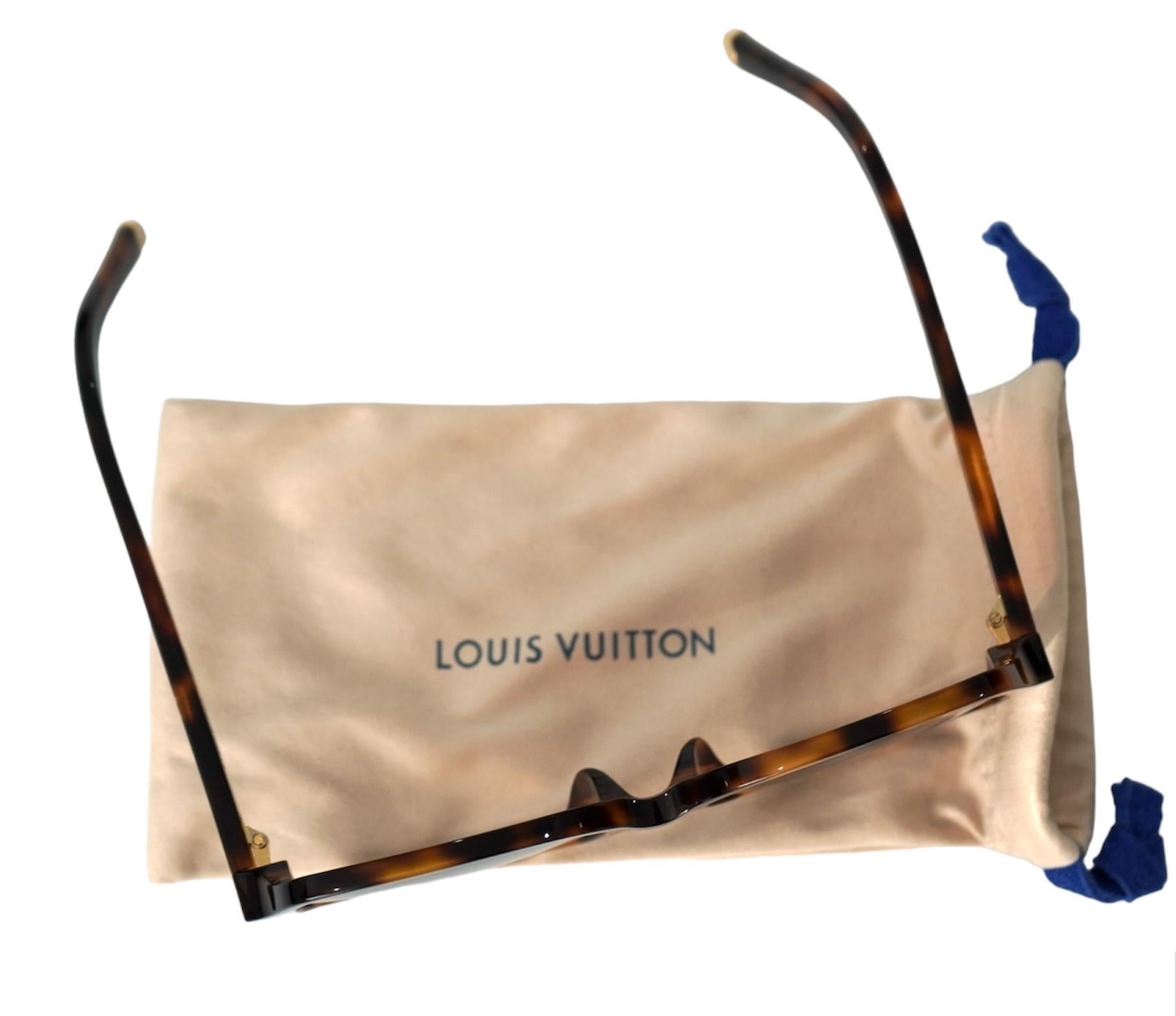 Louis Vuitton Monogram Brown Sunglasses For Sale 6