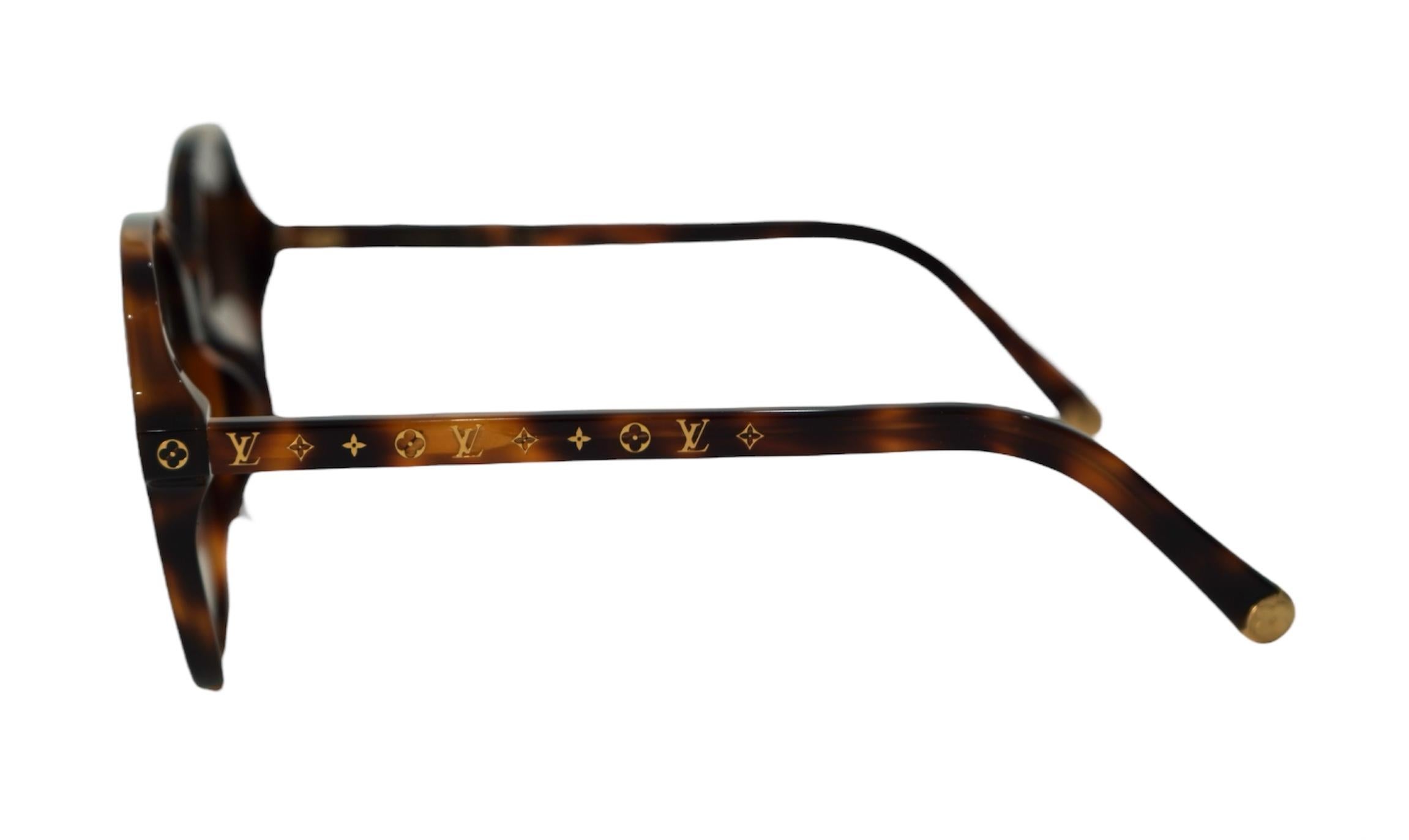 Louis Vuitton Monogram Brown Sunglasses For Sale 2