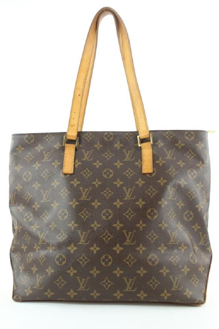 Louis Vuitton Monogram Cabas Mezzo Zip MM Tote Bag 142lvs24 at 1stDibs