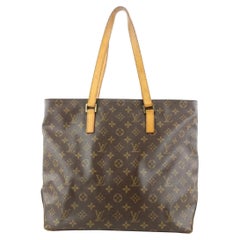 Louis Vuitton Monogram Cabas Mezzo Zip MM Tote Bag 142lvs24