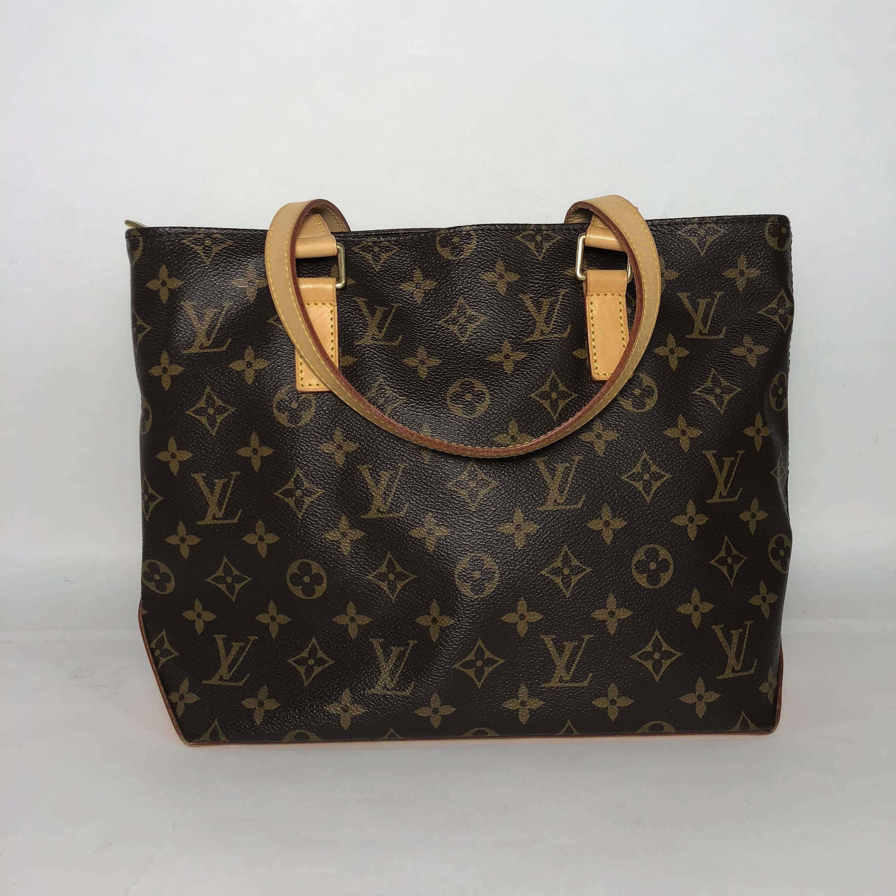 Black Louis Vuitton Monogram Cabas Piano