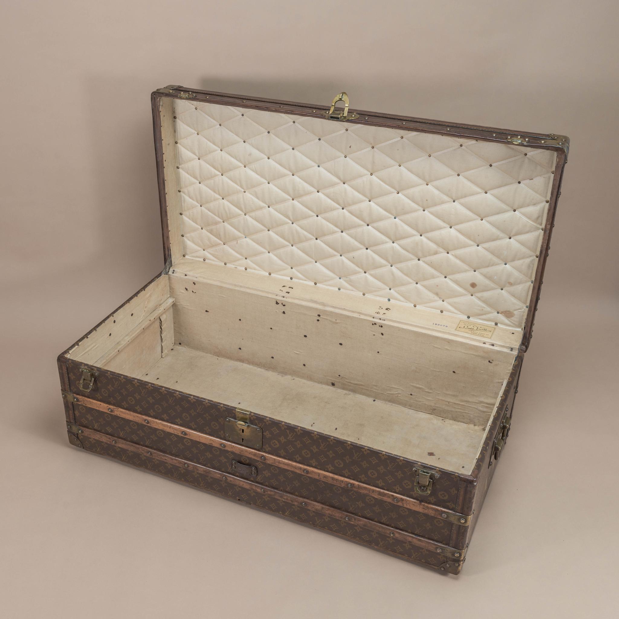 Louis Vuitton Monogram Cabin Trunk, circa 1905 For Sale 2