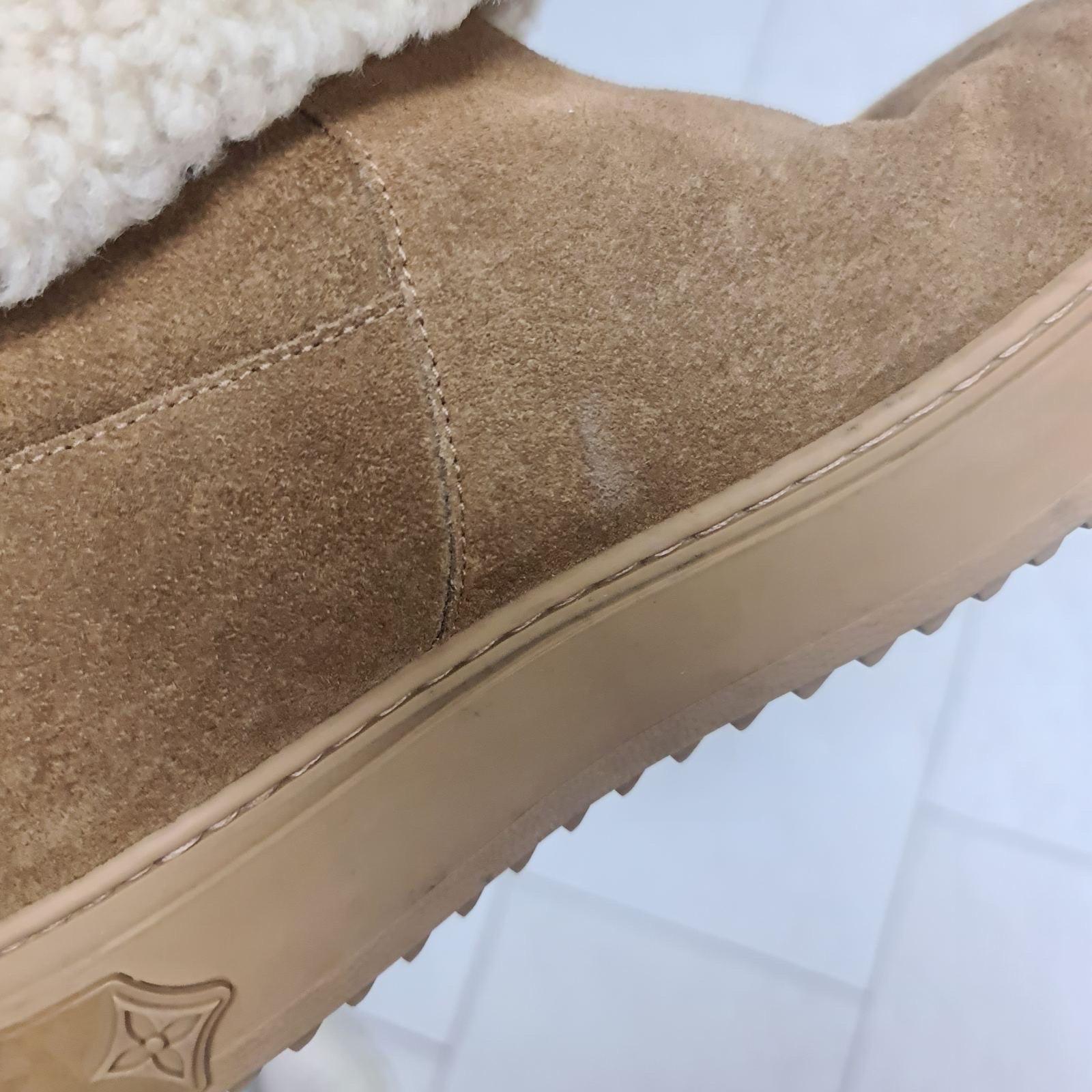 Louis Vuitton Monogram Camel Fur Boots 4